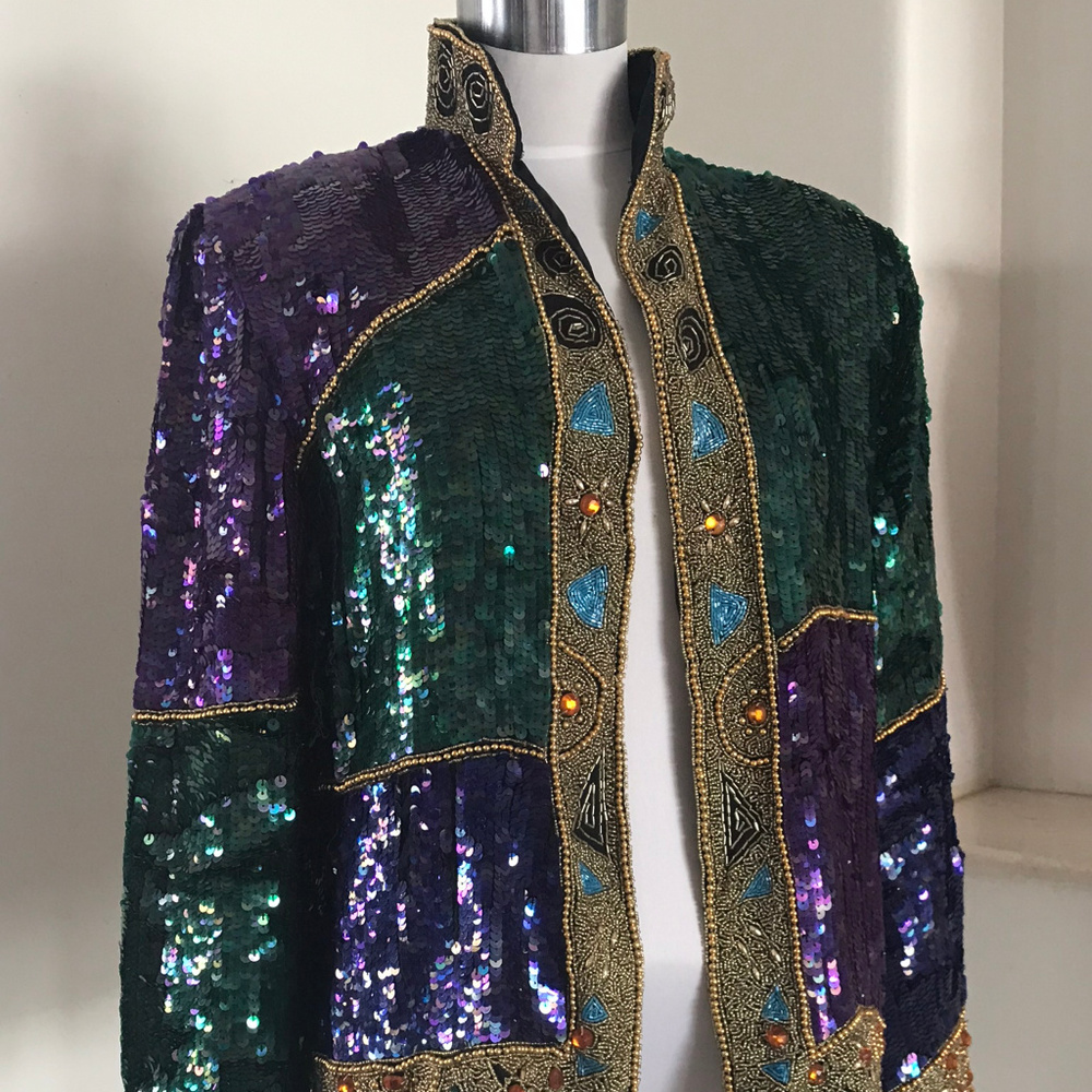 Sequin Jacket-Size L